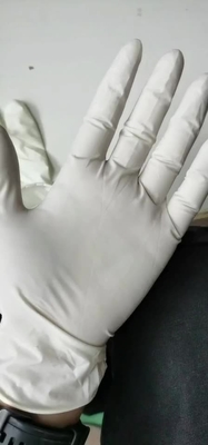 As luvas brancas do látex das luvas de alta qualidade do exame do látex pulverizaram barato luvas do látex
